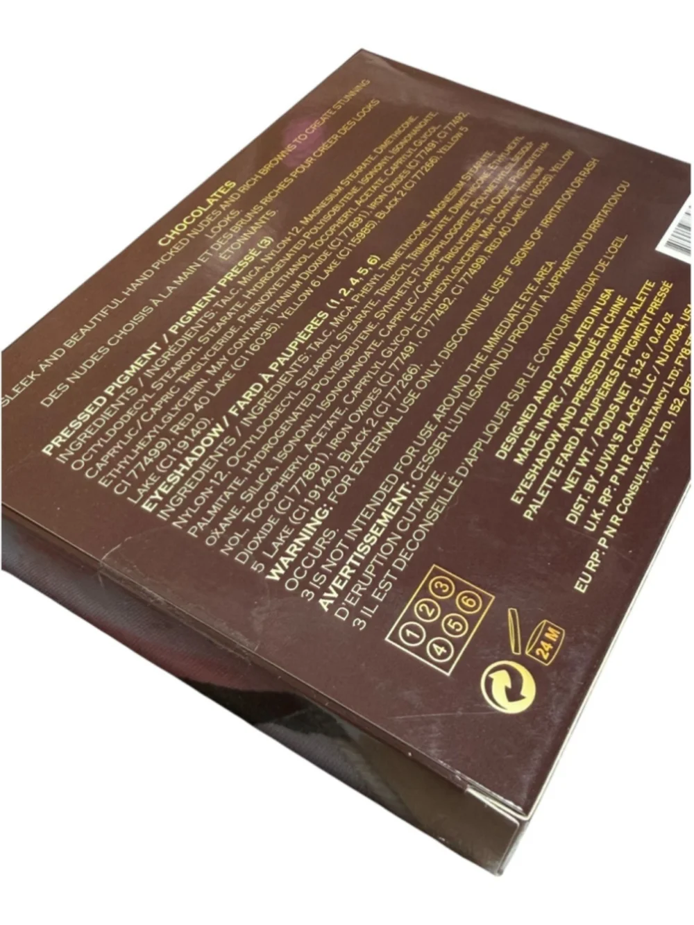 Juvia’s chocolates eyeshadow